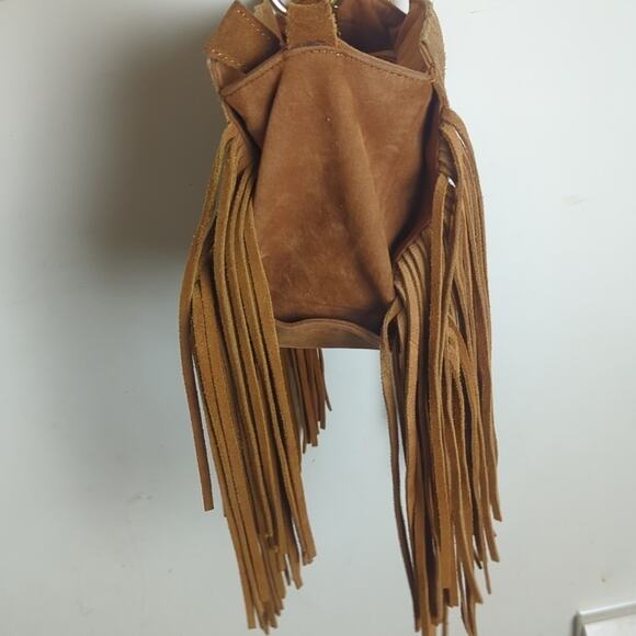 Y2K Suede Boho Western Tassel Crossbody Bag - Picture 5 of 14